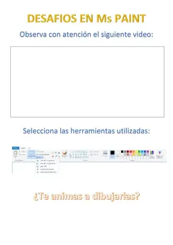 Desafíos en Paint
