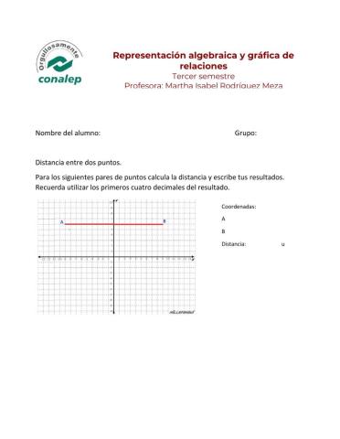 Distancia entre dos puntos