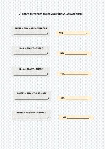 Is there - are there?