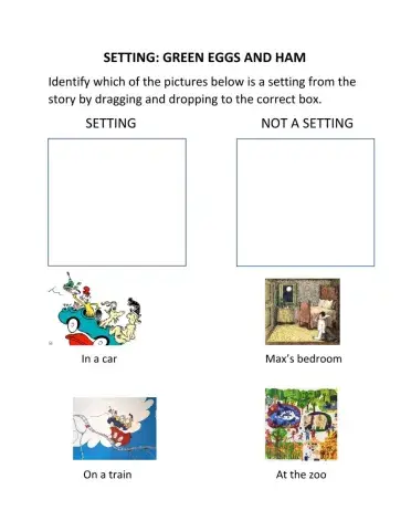 Setting: Green Eggs and Ham