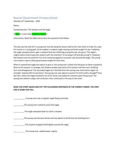 Sequencing serpent & eagle