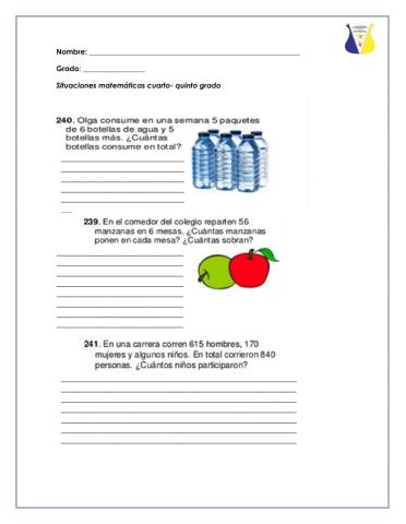 Problemas matemáticos