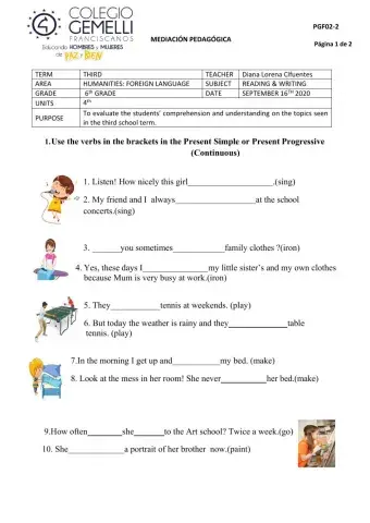 Bimestral 6° W-R 3P