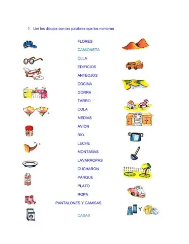 Vocabulario en español