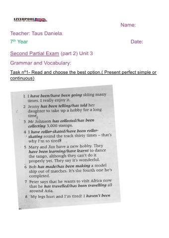 SEcond partial exam part 2