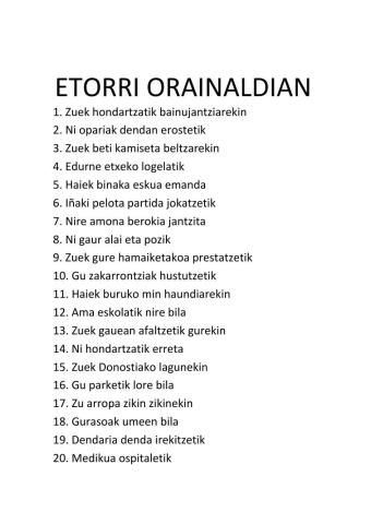 ETORRI 2 ORAINALDIAN