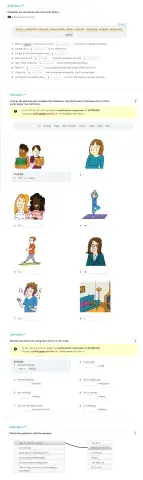 Present Continuous- Unit 4, Wider World 1