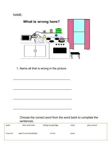 Practicing proper hygiene in the kitchen