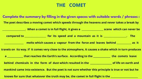 The comet
