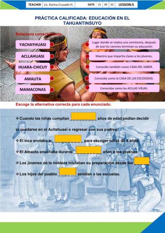 Educación en el tahuantinsuyo