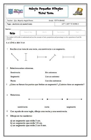 Math worksheet -geometria -third term-2020