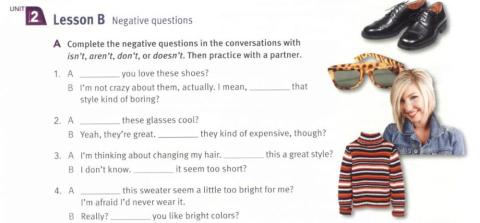 Negative Questions