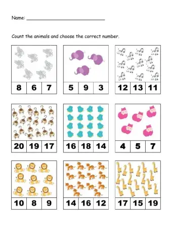 Counting 1-20