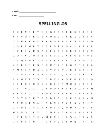 Word Search -6