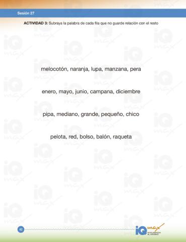 Identifica el intruso