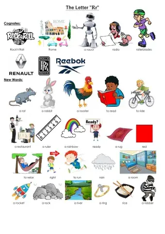 Goal 1 The Letter Rr  Dina Shterengas