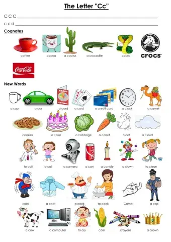 Goal 1 The Letter Cc  Dina Shterengas