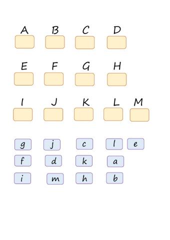 Capital and small letters