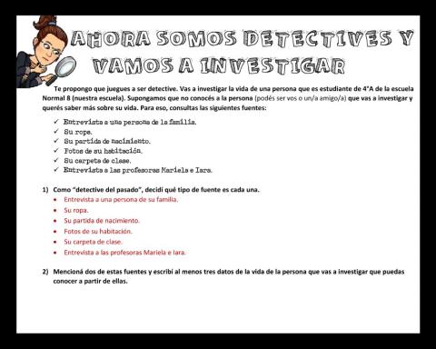 Somos detectives 4°A