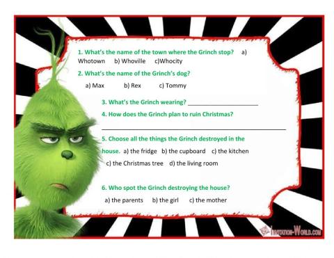 How the Grinch Stole Christmas