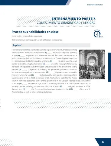 Gramatical and Lexical Test