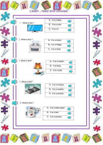 Objects of the house