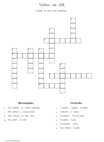 Verbes en -er
