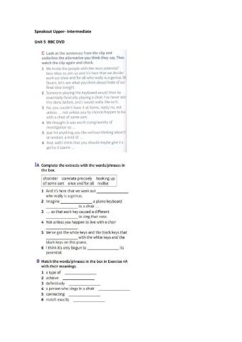 After watching activities