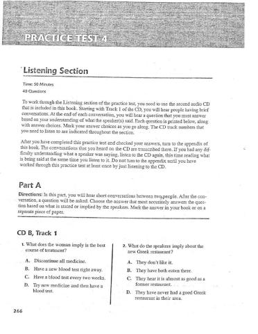 Esli Toefl Listening Section. 2020