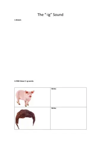 Phonics short i sound