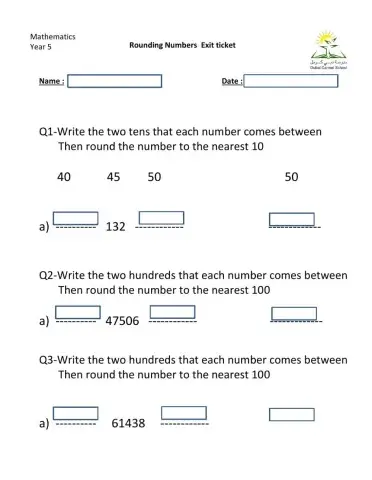 Rounding numbers