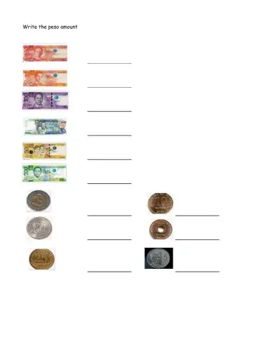 Math - Philippine Money
