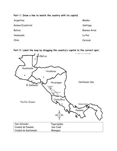 Países hispanohablantes y sus capitales