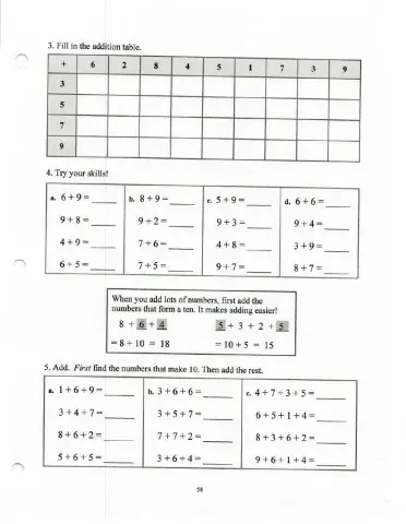 Adding going over Ten