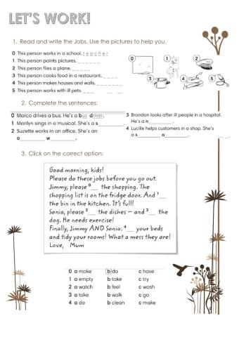 Let's work VOC unit 6