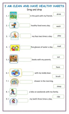 Cleanliness and healthy habits