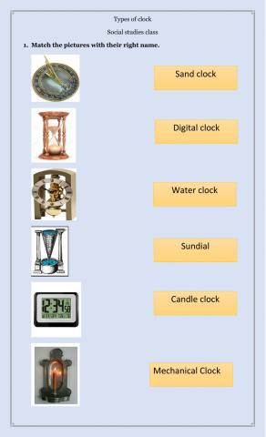 Types of clock