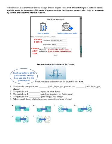 Changes of State Alternative