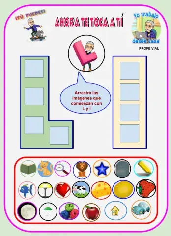 Reconociendo la letra L