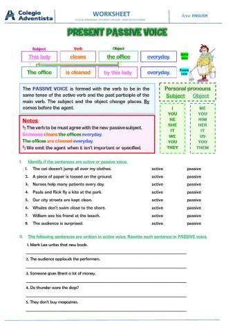 Present passive voice