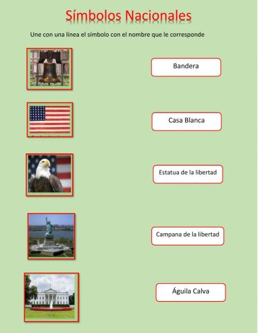 Símbolos de Estados Unidos de América.