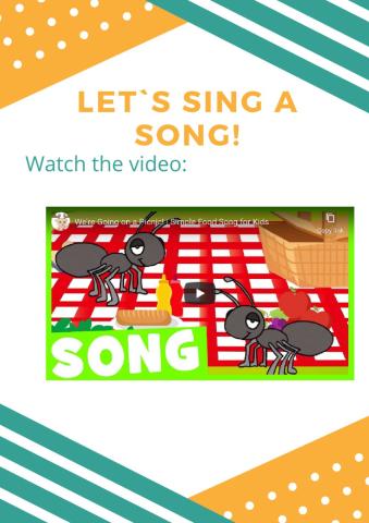 We're going on a picnic