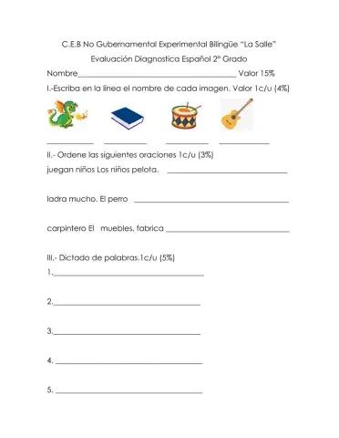 Evaluación Diagnóstica