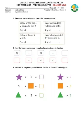 Mtq online matematica lunes