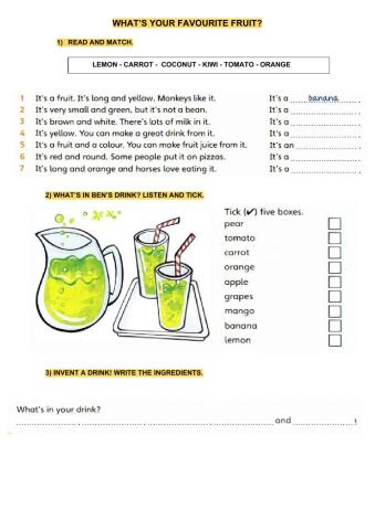 What's your favorite fruit?