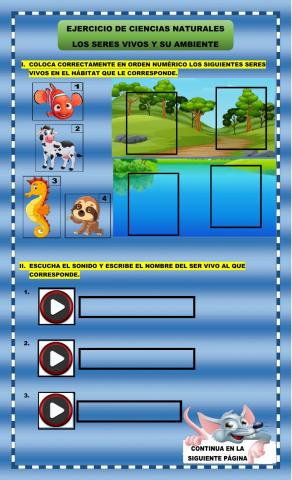 Los seres vivos y su ambiente