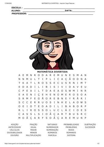 Matemática divertida