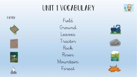 Vocabulary Unit 1