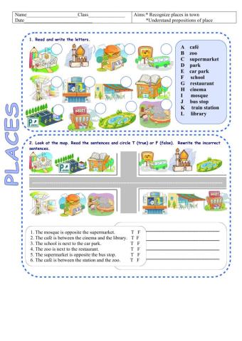 Places in town-neighbourhood