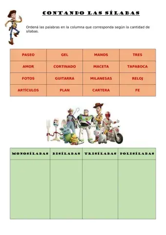 Contando sílabas